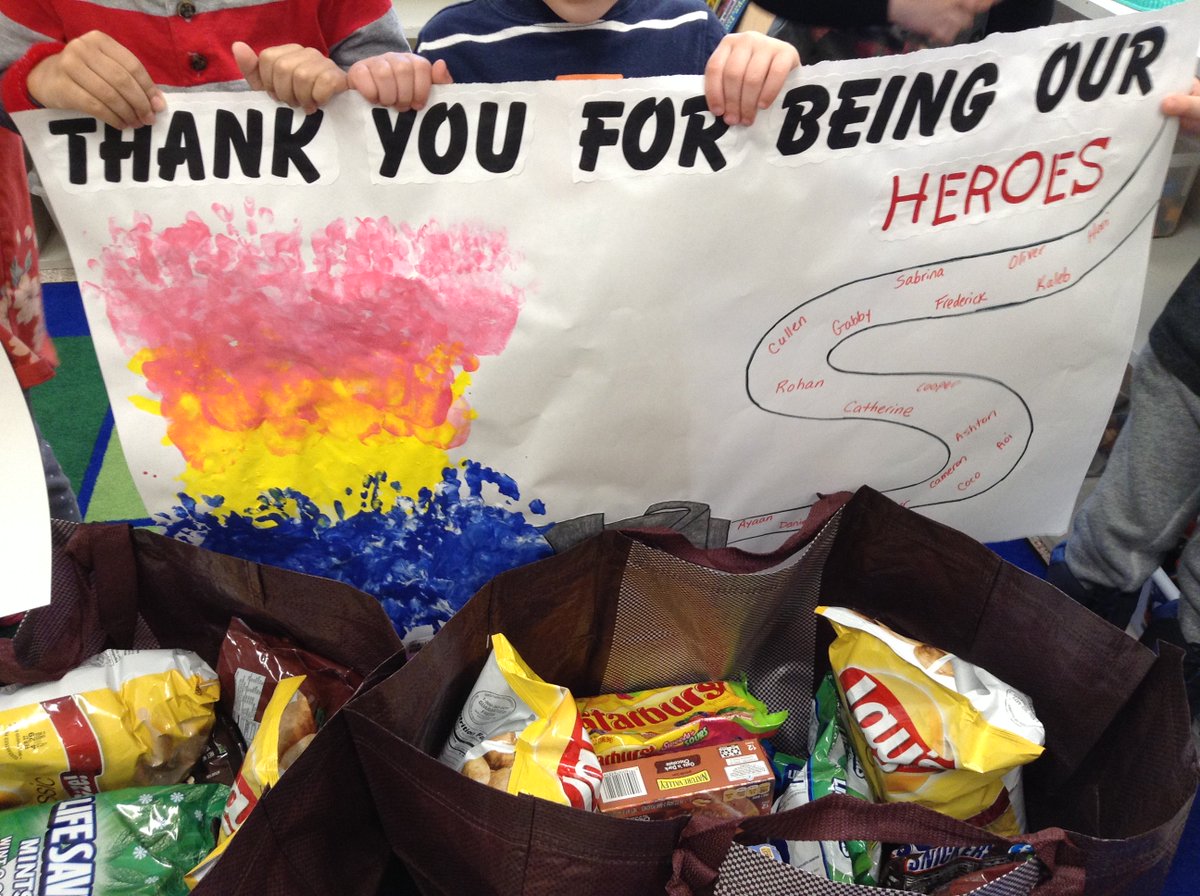 MrsMiller103's tweet photo. As a part of #give365 Early Childhood collected goodies to donate to the three Lincolnshire-Riverwoods Fire houses #thankyouforbeingourheroes https://t.co/C6dWo8l4IM