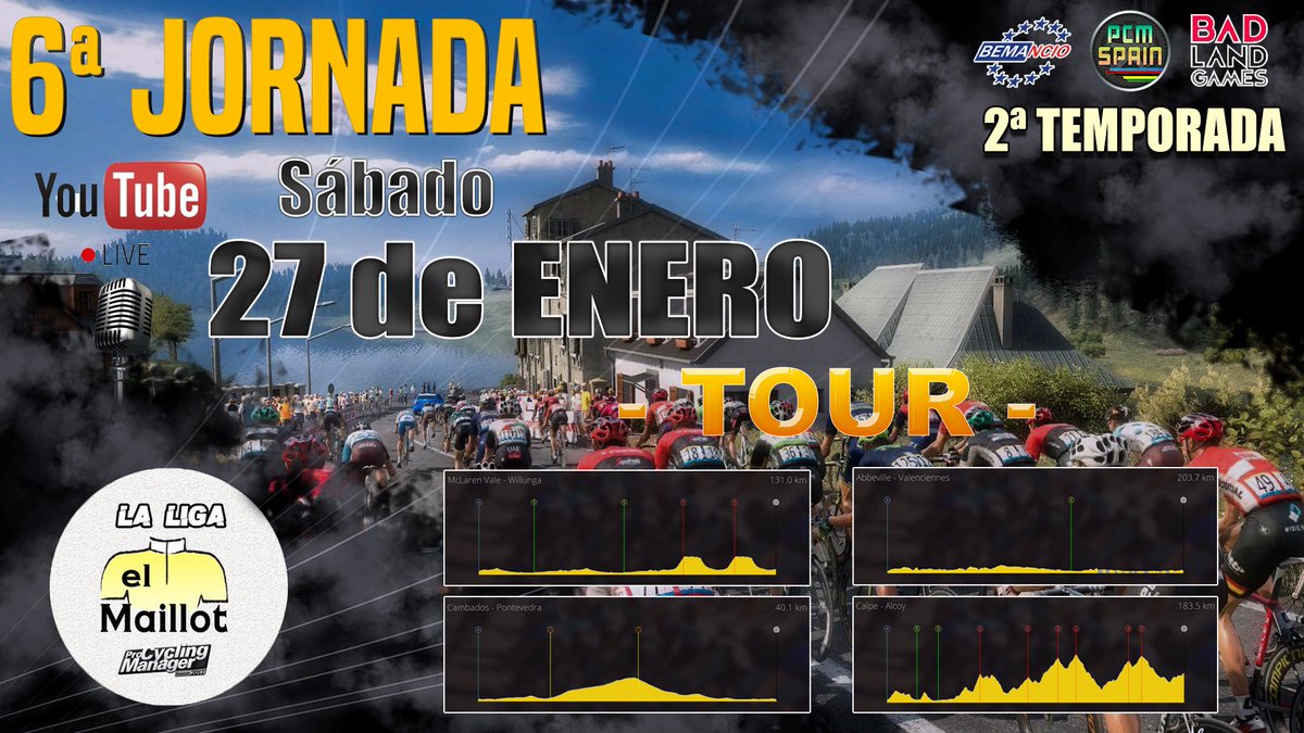 ¡Seguimos vivos! 😅

¡Disponibles las CLASIFICACIONES de la #LigaPCMElMaillot antes de la última jornada! 😱🔥

Todavía hay mucho por resolver... 🔝🔝

¡CONSÚLTALAS! 👉 elmaillot.es/clasificaciones