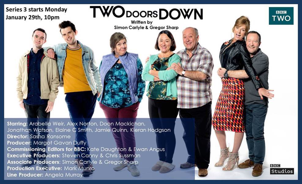 Tonight <a href="/BBCTwo/">BBC Two</a> 10.00pm  #TwoDoorsDown <a href="/bbccomedy/">BBC Comedy</a> 👍