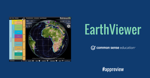 CommonSenseEd's tweet photo. #EarthViewer from @BIOINTERACTIVE can teach earth science with visual, accessible, and downloadable data. #teachertips
Full #appreview: https://t.co/VOqRaaDIge https://t.co/WseElpmIyo