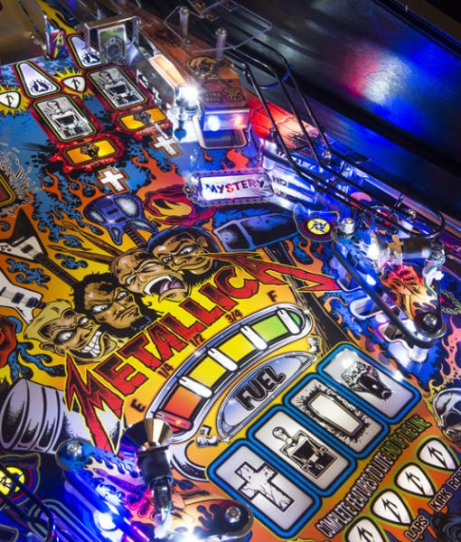 Pinballeric's tweet image. Metallica Monsters pinball machine by @sternpinballinc