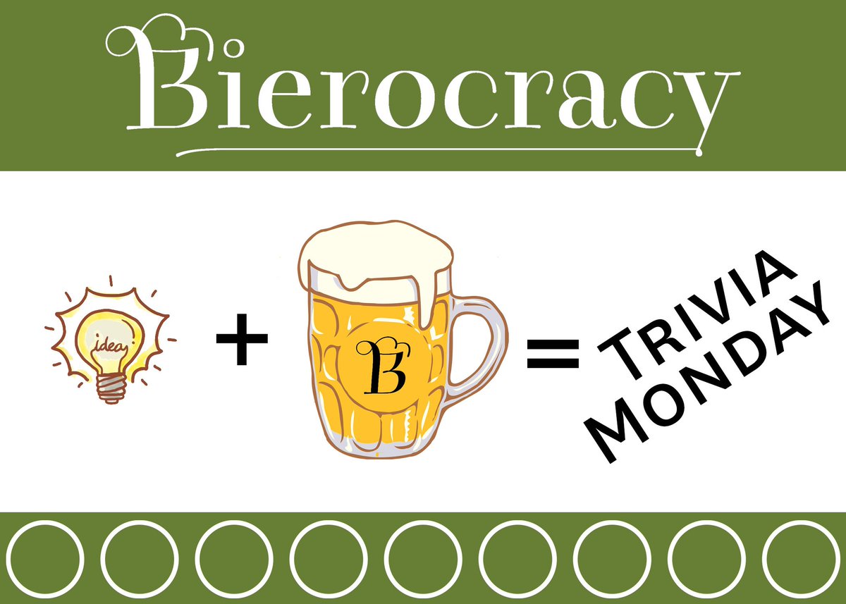 It's that time again. Weekend's over, and that's great! Because it means Monday is here and as every week it comes with a Trivia Night at Bierocracy! #bierocracy #beer #queens #lic