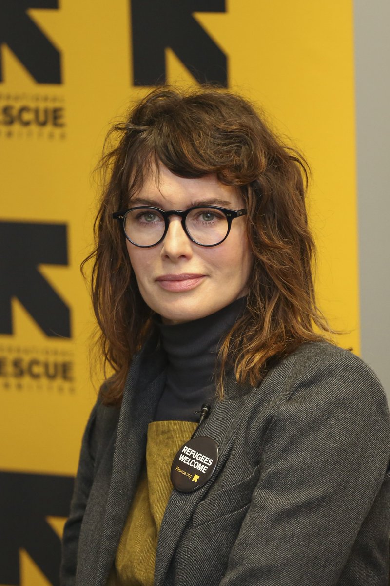 artoflena's tweet photo. "I feel a duty as a human being to speak to and for people who don't have a voice necessarily, to be interested and to move past preconceived ideas of what this crisis means." – @IAMLenaHeadey 

📷: Lucy Carrigan (@luckycardigan) https://t.co/ToO97ucaFZ
