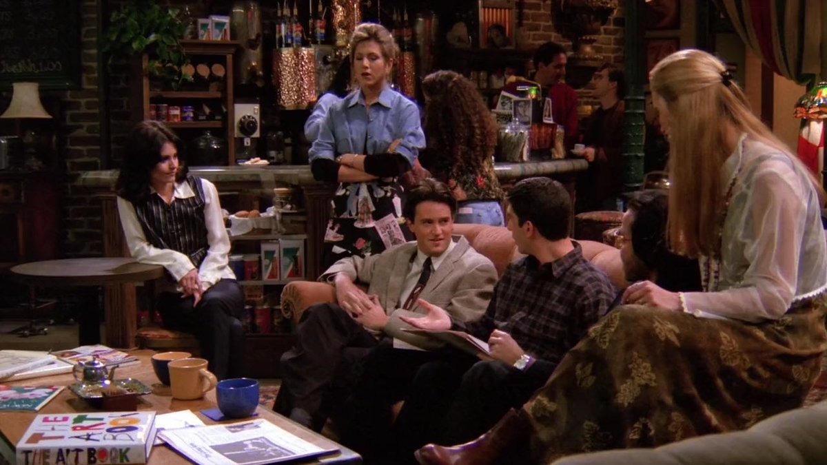 BooksInTVSeries's tweet photo. The Art Book (Editors: Adam Butler, Claire Van Cleave, Susan Stirling) & The New Yorker Magazine in #Friends
Later Ross reads the same magazine.
(Season 1 ; Episode 13)
#BooksInTVSeries
#FriendsTVShow
#TheArtBook
#TheNewYorker
#Magazines https://t.co/77D1Ar27tB