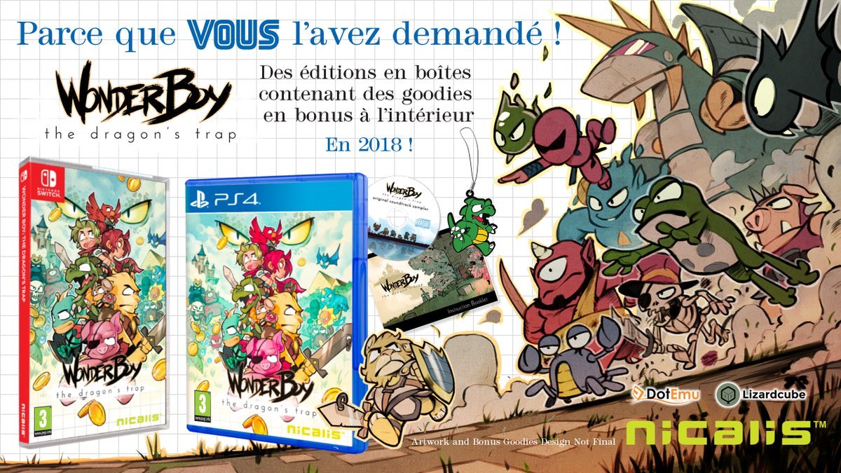 PS4 - [MULTI] Wonder Boy III : The Dragon's Trap DUusX5vX0AAXZoW