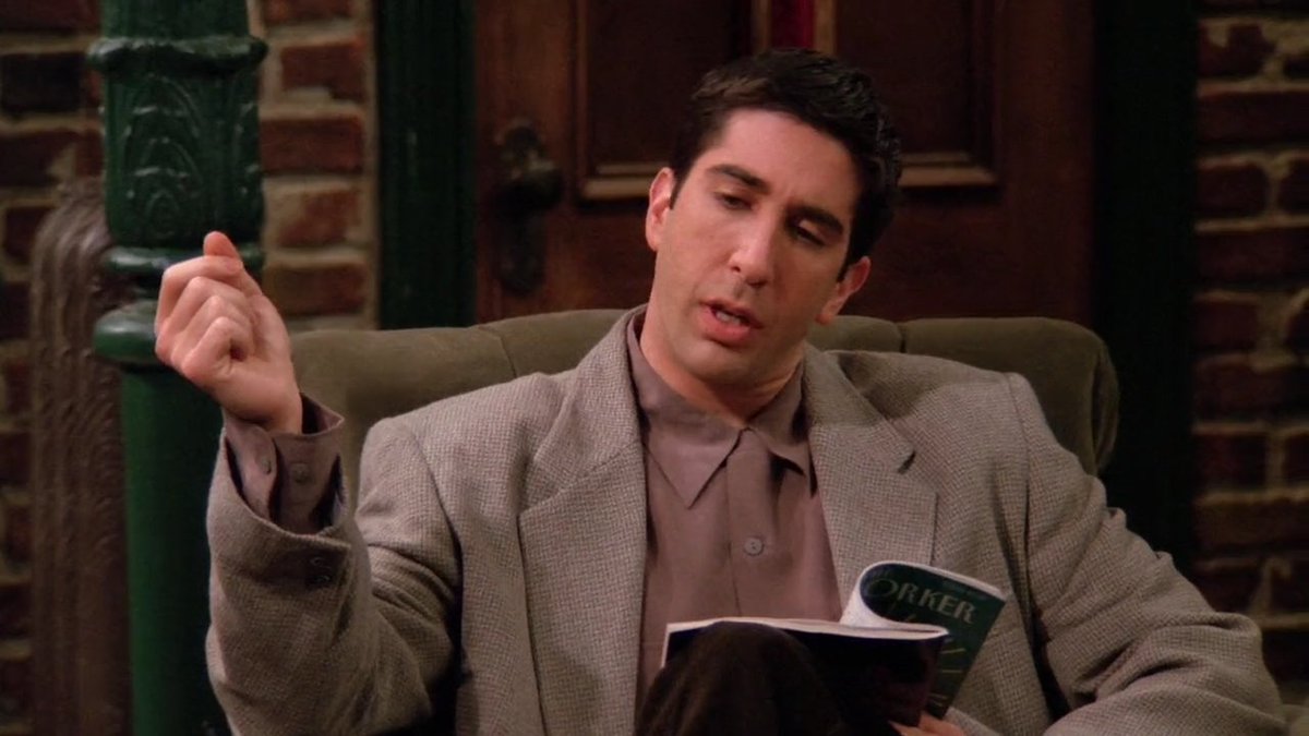 BooksInTVSeries's tweet photo. The Art Book (Editors: Adam Butler, Claire Van Cleave, Susan Stirling) & The New Yorker Magazine in #Friends
Later Ross reads the same magazine.
(Season 1 ; Episode 13)
#BooksInTVSeries
#FriendsTVShow
#TheArtBook
#TheNewYorker
#Magazines https://t.co/77D1Ar27tB