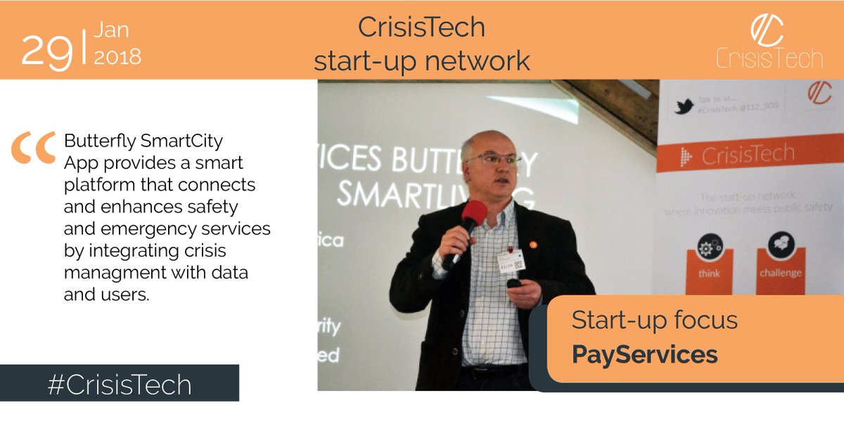 112_sos's tweet photo. #CrisisTech start-up focus: Meet @PayServices 

#startups #incubator #accelerator #tech4good #innovation #apps #location https://t.co/7uSuXrdzY7