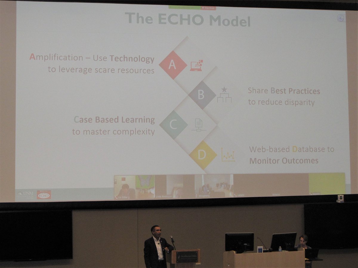 bestneomed's tweet photo. Dr. Sanjeev Arora from @ProjectECHO shares insight on the value of being attached to what you are learning. This is what truly keeps that information in our brain.  #ProjectECHO #casebasedlearning #collaberation #partnership #appliedlearning #NEOMEDProjectECHO https://t.co/u8DPEgswIp