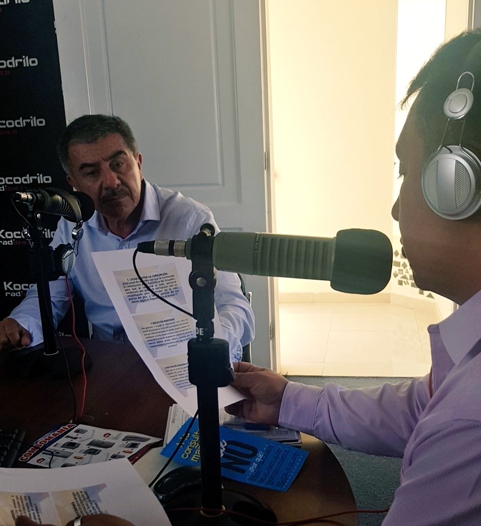 Estamos en <a href="/KocodriloRadio/">Kocodrilo Radio</a>, gracias a este medio de comunicación por el espacio para difundir la #ConsultaPopular2018 

#7VecesSí