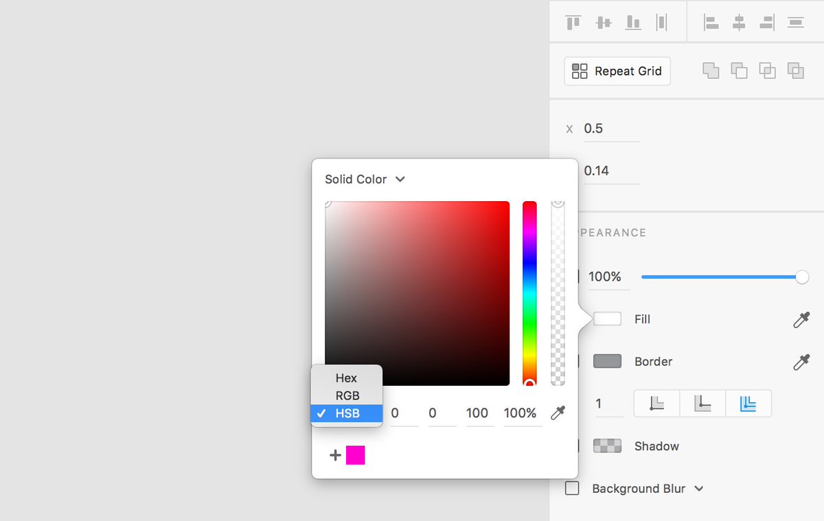 Bạn đang muốn tìm cách chuyển đổi giữa các mô hình màu sắc một cách nhanh chóng và tiện lợi? Adobe XD có thể giải quyết điều này chỉ với vài thao tác đơn giản. Xem hình ảnh liên quan để tìm hiểu thêm về tính năng thú vị này trên Adobe XD trên Twitter.