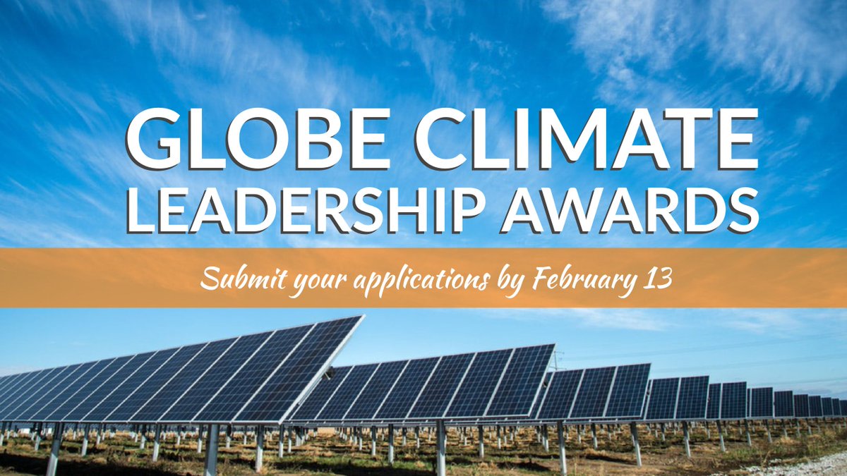 cathmckenna's tweet photo. Help us spread the word: @environmentca is partnering with @GLOBE_Series to launch the 2018 #GLOBEClimateAwards. Help us show the world that Canada is a hub for clean growth and #ClimateAction solutions!
🇨🇦https://t.co/pCgwJCXcmi https://t.co/S9QdeFlw46