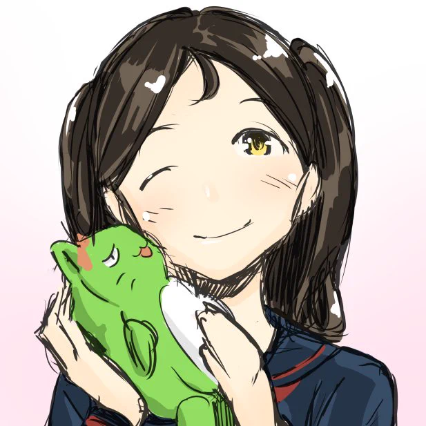 穂乃香のラフ清書してアイコンにしようと思います 