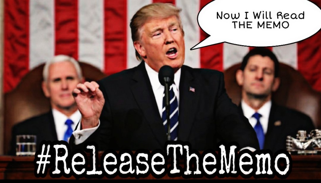 FISA abuse memo oked for release by House - Will Trump read at SOTU? #ReleaseTheMemo