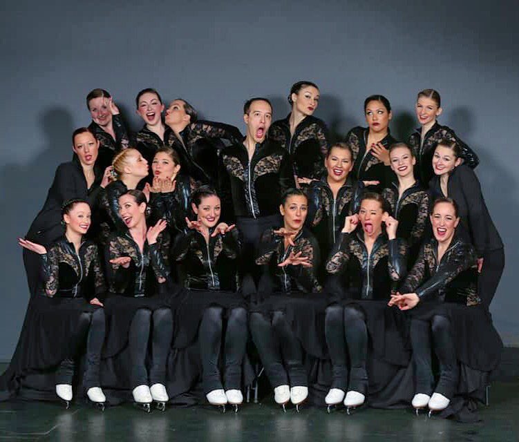 Looks like #EDCA has a case of the Mondays! 🤪😜🤪😜 #blackmagic #adultfigureskating #synchroeast18