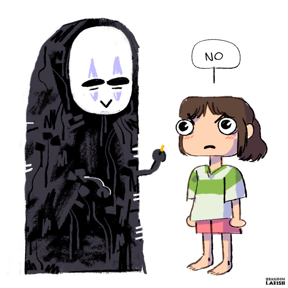 that's the spirit #fanart #noface #SpiritedAway #StudioGhibli #sketchbook #art
https://t.co/vIfyuBqhqe 