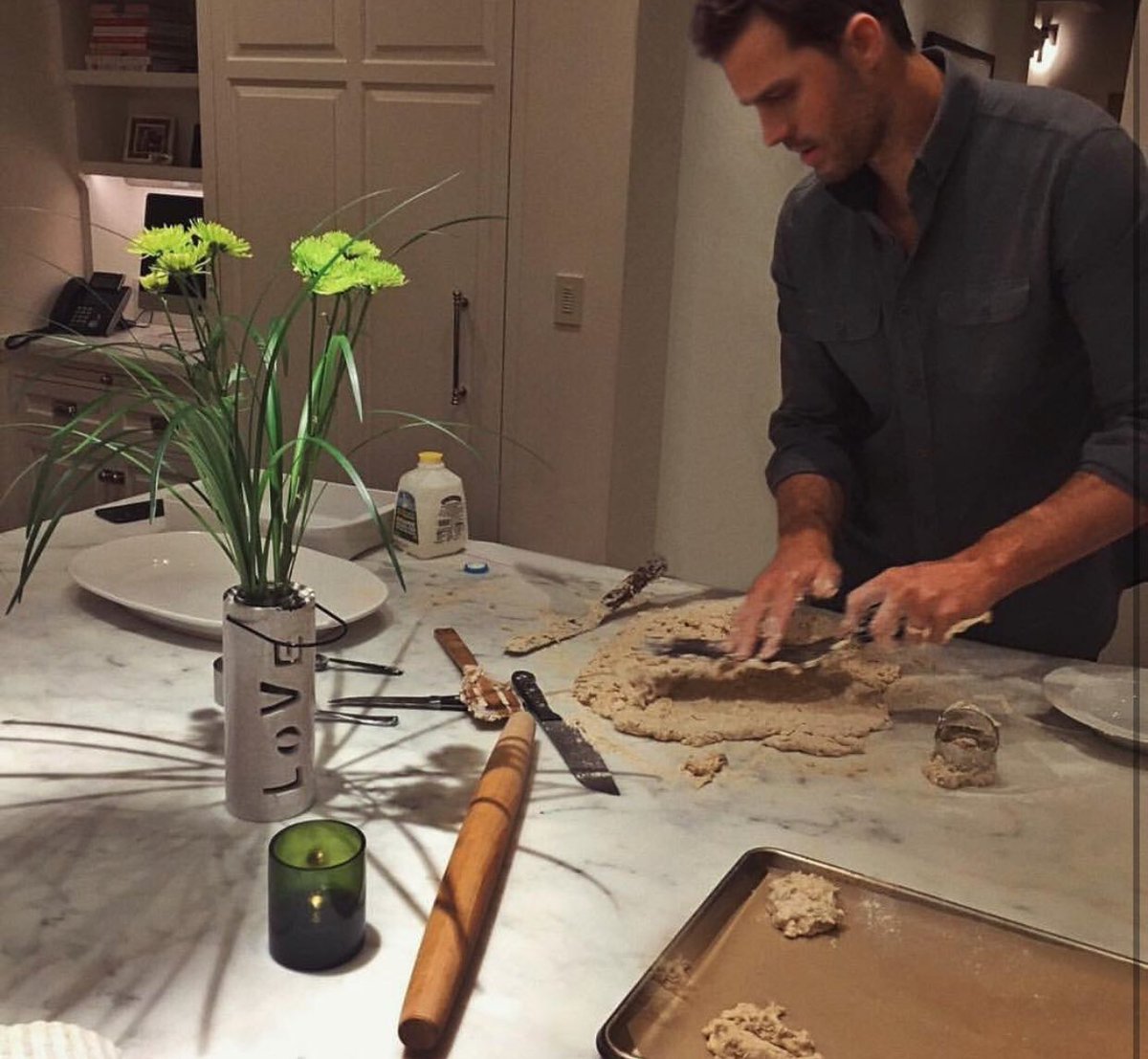 {returning to the kitchen after sending Theodore off with Kate and Elliot for a over night with mom and dad} <a href="/ARGrey_GM/">Anastasia Grey</a>