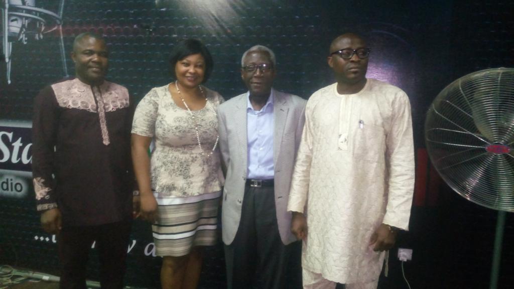tbch1015's tweet photo. Mr Okafor ,Mofe Oyatogun,Mr Henry boyo and Mr Kayode Salako on The Early rush show https://t.co/KchdH1gUj9