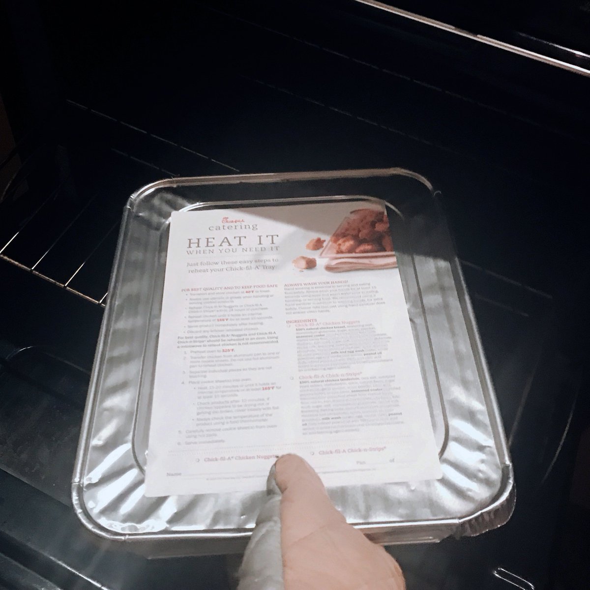 The big game is coming. Sunday is no problem with our reheatable trays; order yours now!