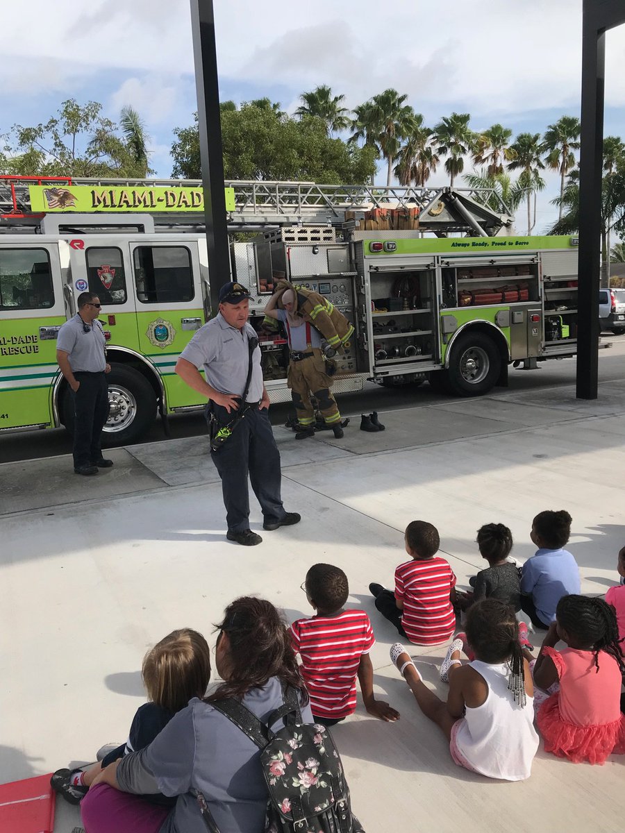 YWCAsouthfl's tweet photo. Thank you to @MiamiDadeFire Rescue for making Career Day at YWCA #MiamiGardens so much fun! We are pretty certain you have a couple new recruits for year 2033!
#OnAMission #MissionSpring YWCA Daycare https://t.co/VaK9uopG9b