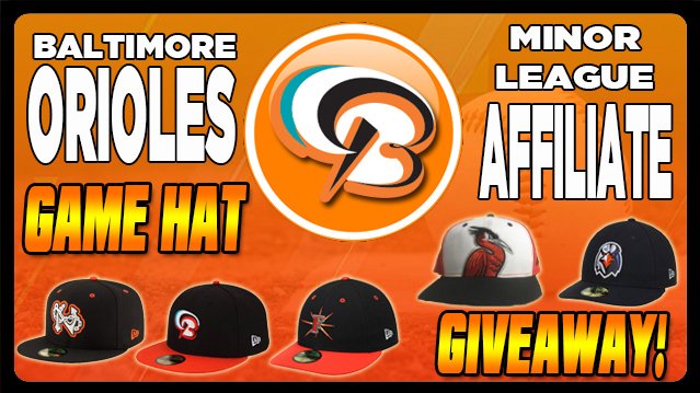 BaysoxOfficial's tweet photo. For your chance to win a game hat from EVERY Orioles affiliate, all you have to do is LIKE and RETWEET this post. This contest will run through Friday 2/2 at 5pm. On Monday 2/5 we will announce our winner. Let's show people the love for the O's Minors Family! #orioles #Birdland https://t.co/64pRfmM06I