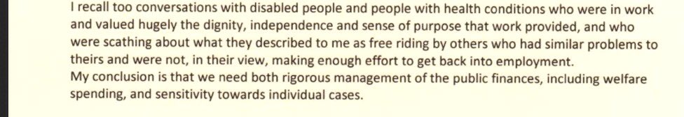 STILLTish's tweet photo. @HovellingHermit @GazNorris15 @TenPercent @samaritans An MS charity kept David Lidlington after #ESAcuts with this shameless slur on disabled. MS is invisible. You can't see impact often. https://t.co/Z2jiSc3sOs