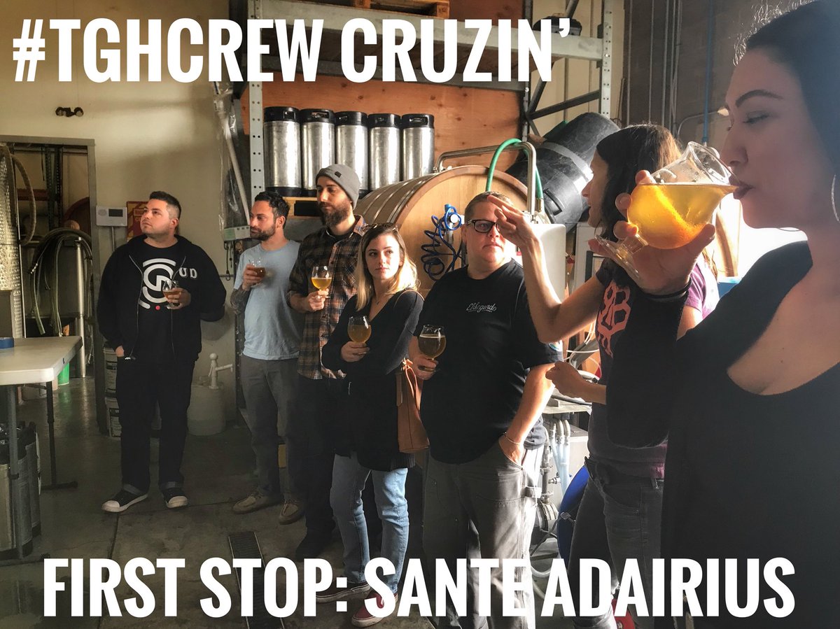 TheGoodHop's tweet photo. First Stop on our #TGHRoadTrip: @rusticales for a tour of the brewery! #cheers #independentbeer #tghcrew #staffappreciation https://t.co/7jdtDDXOU2