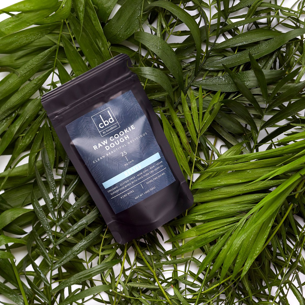 #RawCookieDough: 25 MG of CBD per bite, 50 calories