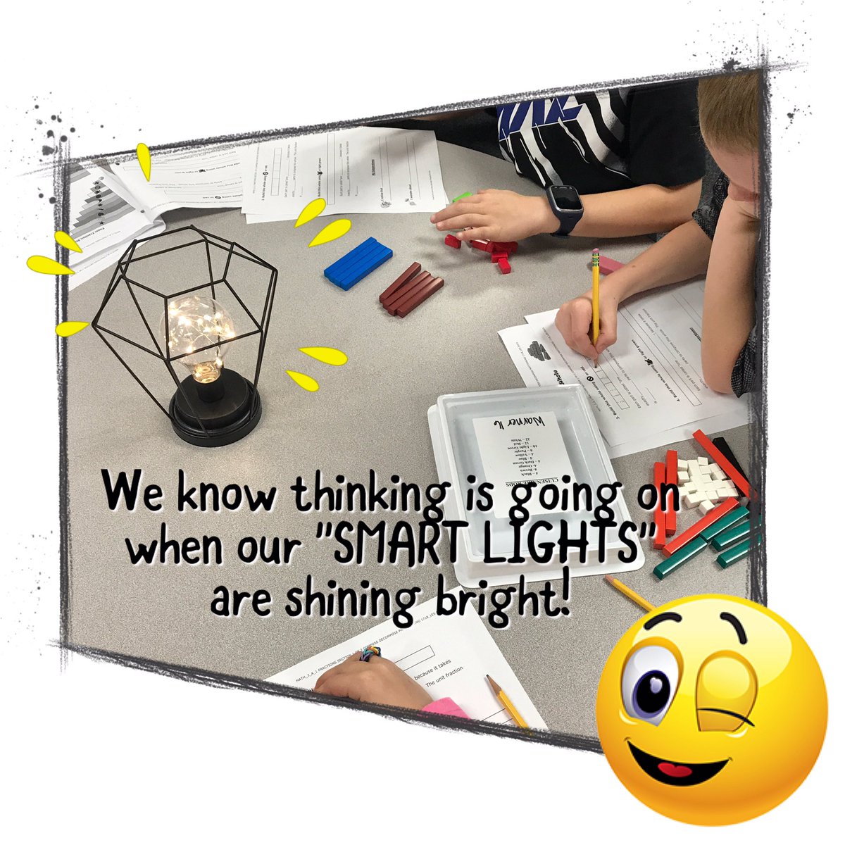 MKMooreCfisd's tweet photo. We love our "SMART LIGHTS" from @fivebelow!! A great way to motivate students to keep them engaged!! #smartlights #thinkingzone💡@WarnerCFISD https://t.co/0EPZMJ0HqM