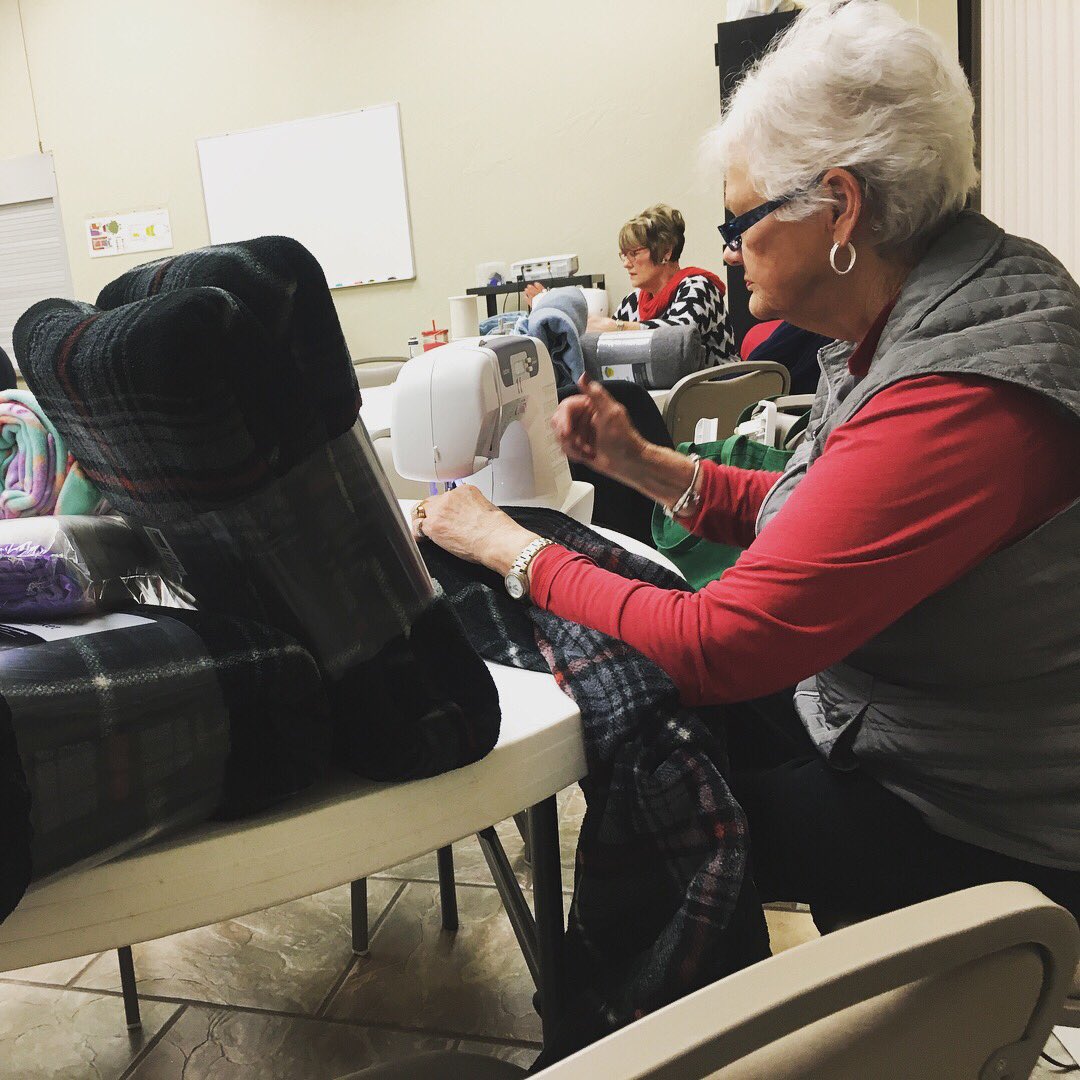 firstbaptistada's tweet photo. Shoutout to these awesome ladies who are sewing gospel patches on blankets that will be donated to the homeless this week!
—
#AdaFirstCares #AdaFirst https://t.co/mMsF0qAzf7