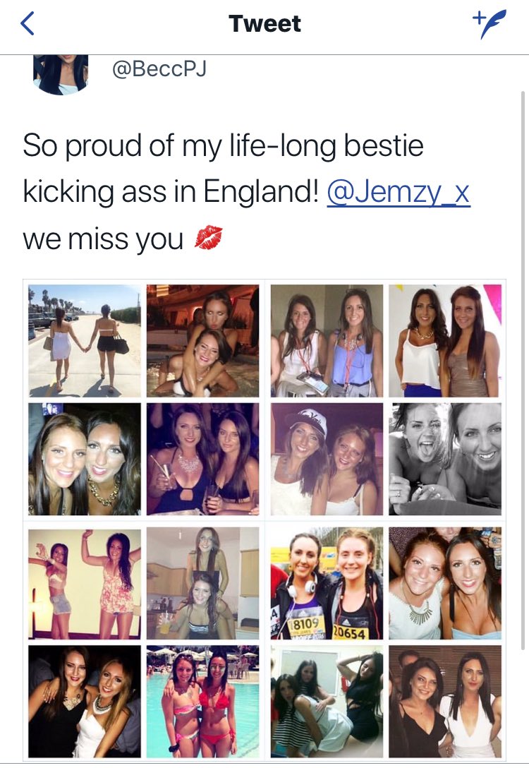 Jemzy_x's tweet photo. Canโt wait to see the little babe who tweets about me like this ๐๐โค๏ธ @BeccPJ #distanceisnothing https://t.co/uz5Krb3dEO