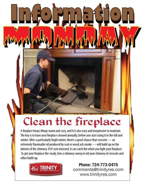 trinityres1's tweet photo. Don't let your chimney be the cause of a fire. Trinity Restoration Services suggests you call a chimney sweep today and never worry about fire starting from all the oils in your chimney from the burning you've been doing trying to stay warm this winter. #chimneysweep #trinityres https://t.co/1TTolZtXYW