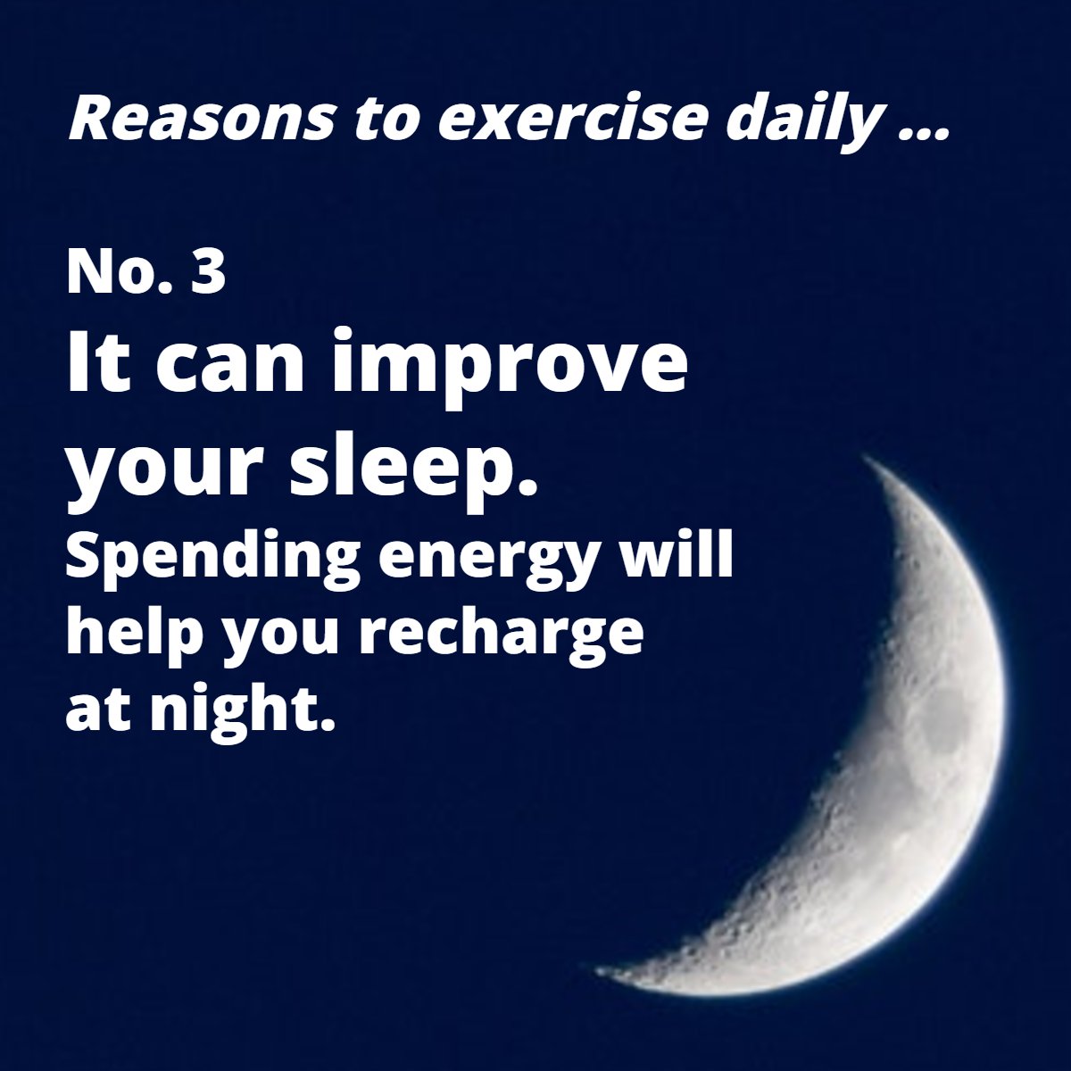 Sweat, sleep, repeat.