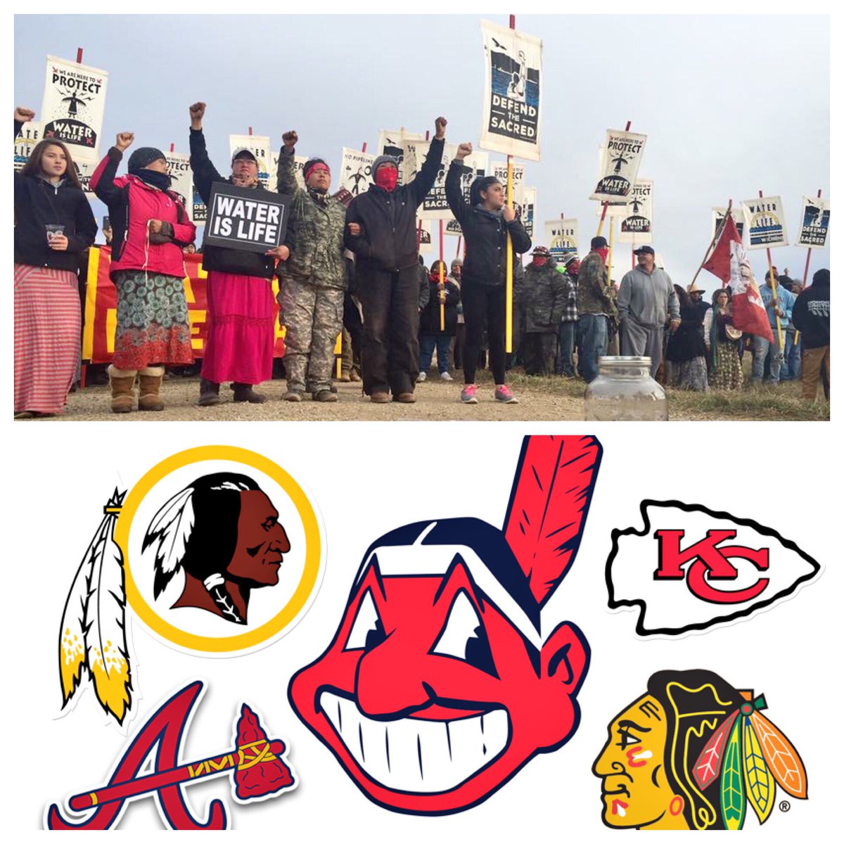 You want to honor Native Americans? Uplift the actual people and not your version of us. #StillHere #NotYourMascot