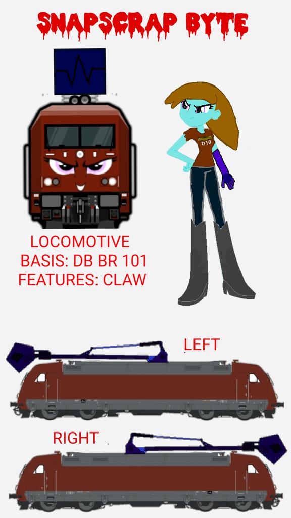 MLP_Snapscrap's tweet photo. ((Pony Fact: Snapscrap is based on a DB BR 101)) https://t.co/S7FsnFGYHi