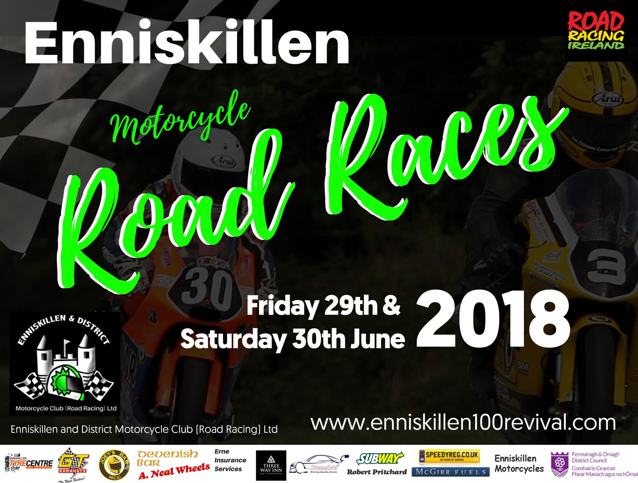 Road Racing Ireland on Twitter "The Enniskillen Motorcycle Road Races