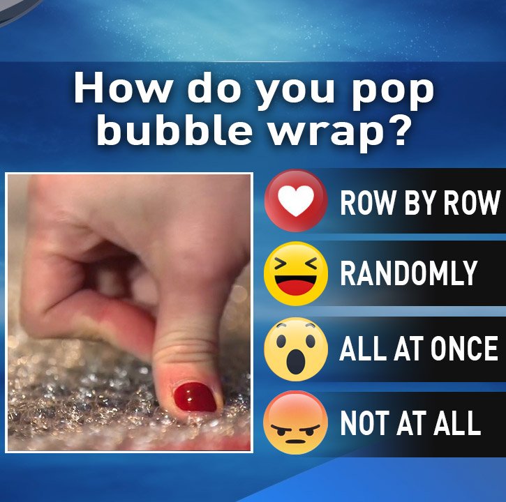 komonews's tweet photo. We are big fans of bubble wrap, so choose your answer wisely. π#BubbleWrapFTW https://t.co/IU0hxj5tQy