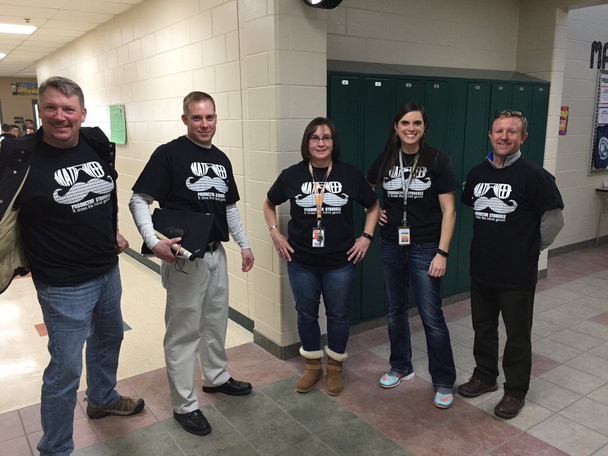 tpetreikis's tweet image. MS Science, Social Studies, and ELA teachers supporting our #mathweek2018 @npsd1 #productivestruggle