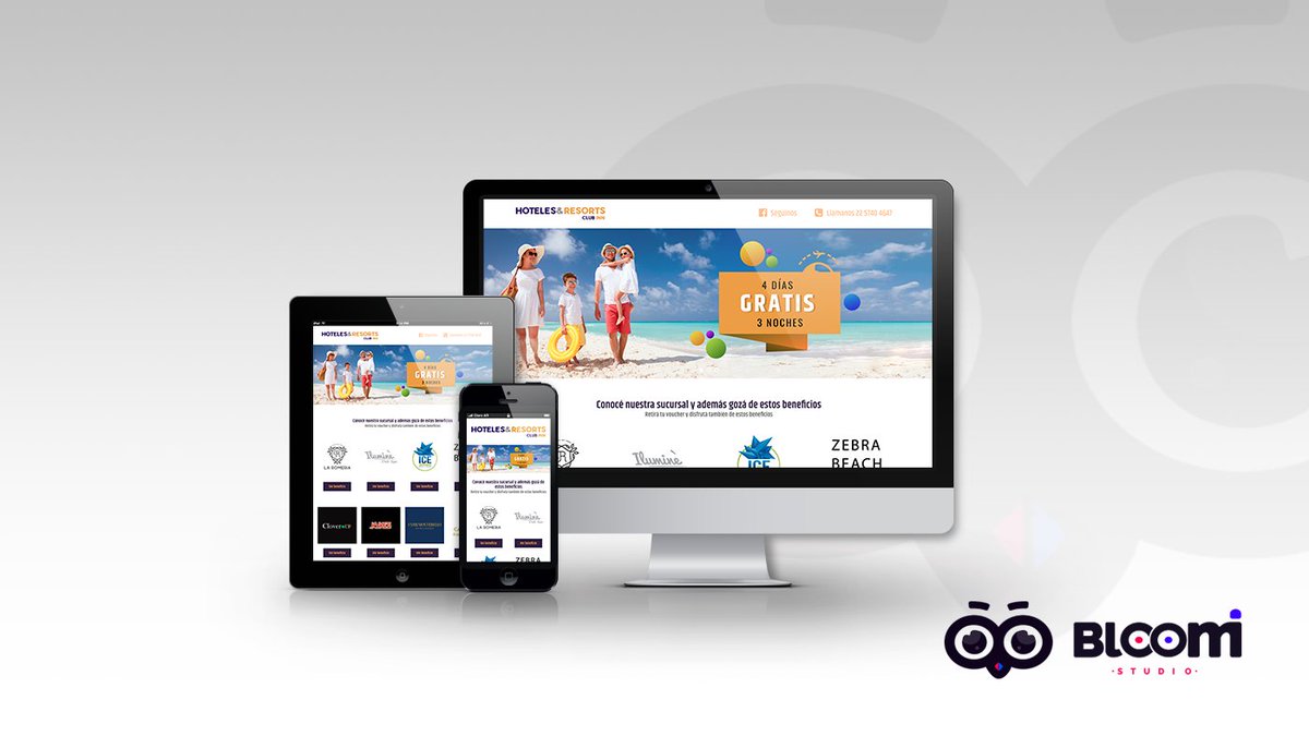 BloomiStudio's tweet image. Desarrollo web realizado para Club Inn

hotelesyresorts.com.ar

#web #webdesign #responsive