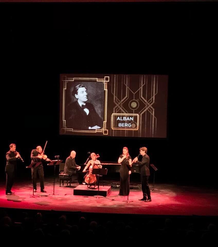 webbcenter's tweet photo. Live from the Webb Center - the World Premiere of “1933” performed by @shuffleconcert #FindYourCenter #MadeInWickenburg #ArtistResidency https://t.co/2VyAlYefJT