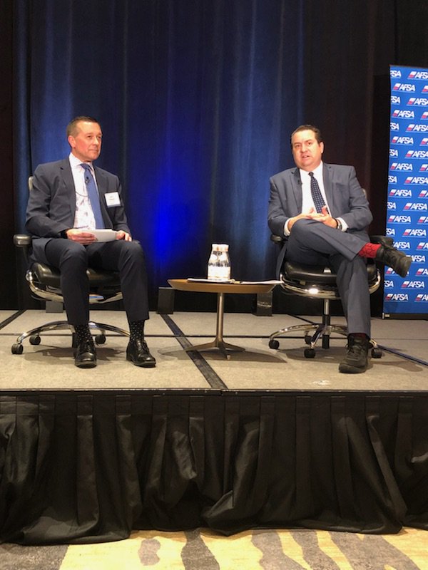 lorikalani's tweet photo. My colleague @JerryWKilgore is keynoting with Arizona State AG @GeneralBrnovich today on potential AG issues for financial services and #fintech companies, at the Opening General Session &amp; Luncheon of @AFSA_DC's #LawAndCompliance conference. https://t.co/mjt6BZZqPF https://t.co/ZLqvq0SRsq