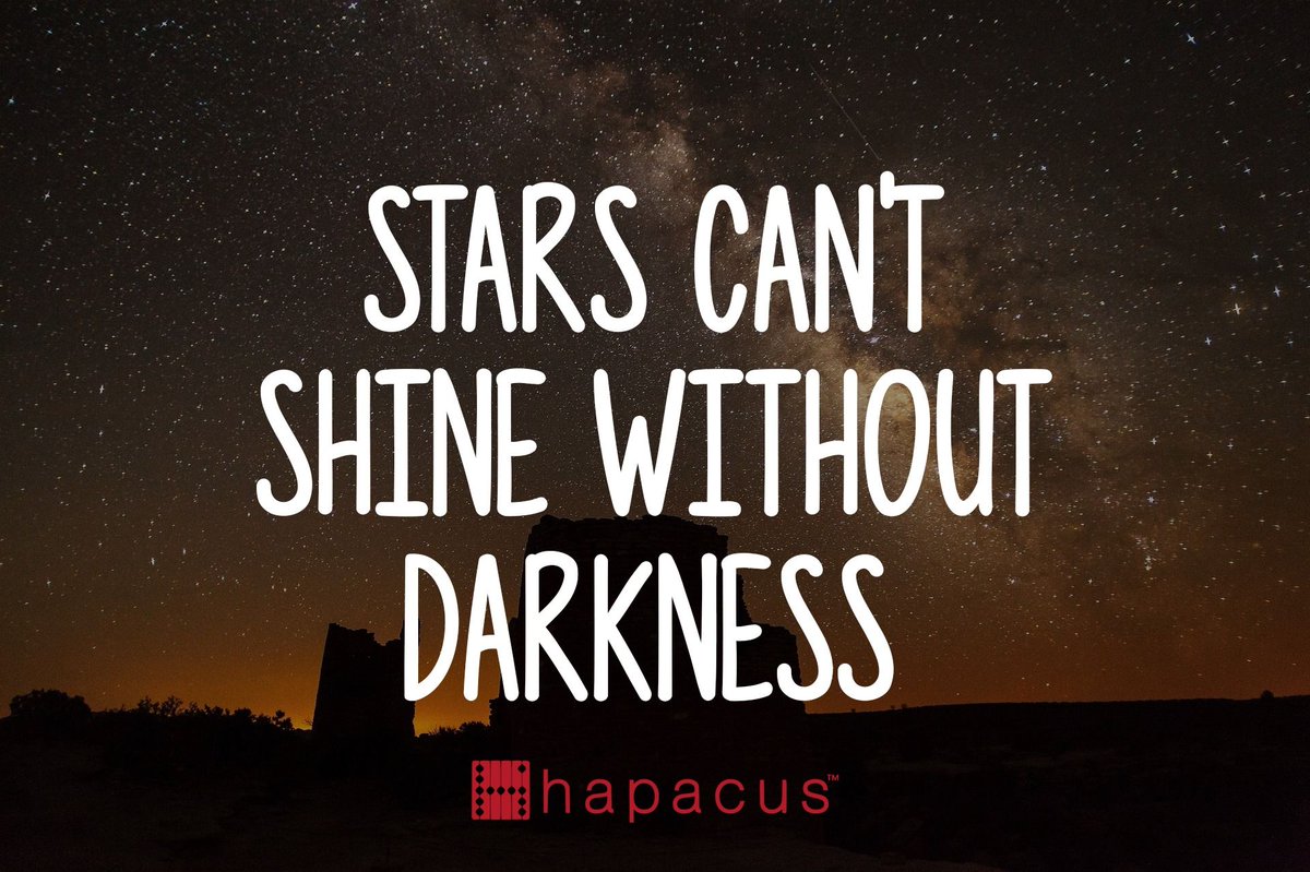 hapacusproject's tweet photo. Remember that even in the darkness, you are shining bright. https://t.co/WMUTq1WCh7
