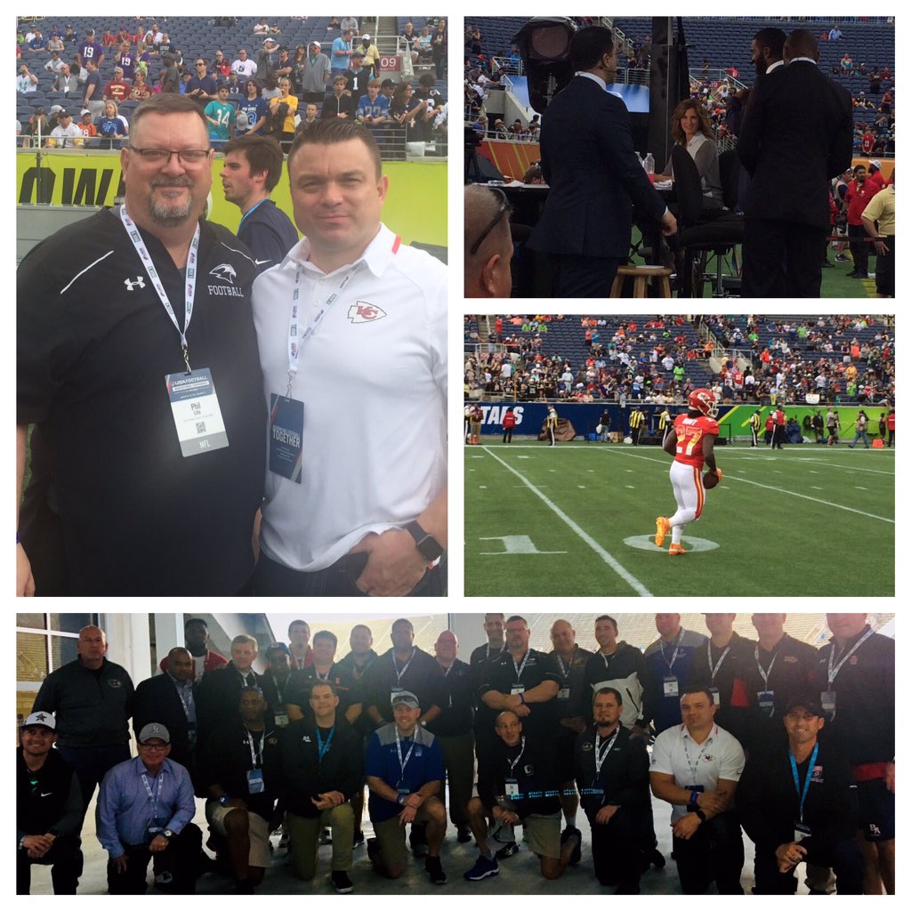 Had a great time at the Pro Bowl this weekend.  Got to meet some really great coaches.  Big thank you to the NFL and Chiefs for the experience.