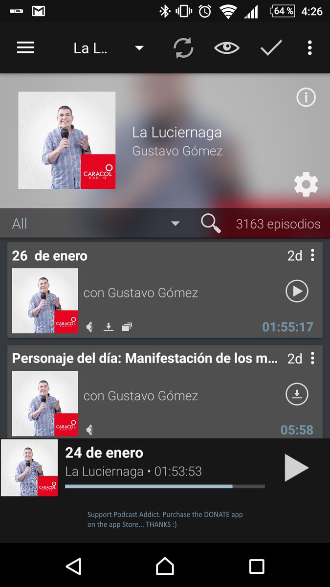 camisanabria's tweet photo. @LaLuciernaga Yo también cumplo años hoy 29 de enero. 
@DonJediondo sé que hoy el Dr Pelaez se roba todas las felicitaciones, los escucho desde 1995, con mi papá todas las tardes los escuchábamos mientras viajábamos de Sogamoso a Duitama. Regalenme el libro de 25 años, ya tengo el de los 20 añ https://t.co/FsHrKUDsWr