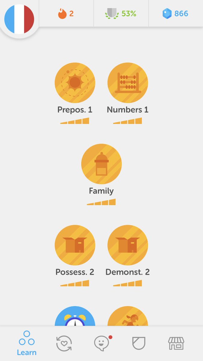 OriginalMindsIM's tweet photo. It’s never too late to learn! Getting there slowly...😩 @duolingo #IMTheAntisocialBloggers #Day29 #NeverTooLate #French #Spanish https://t.co/kUJSOf3S6y