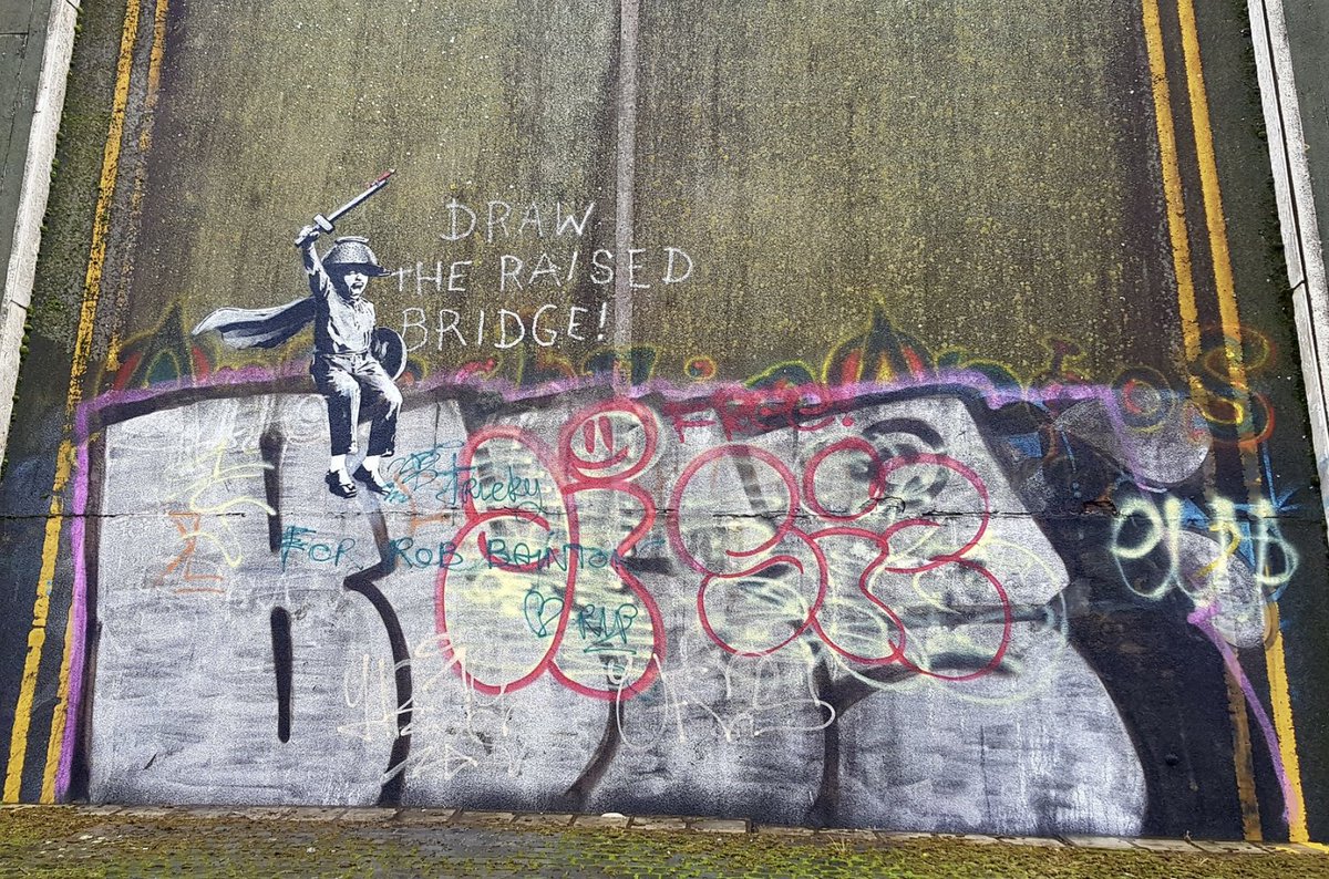 Leave it to Banksy to cause a commotion. hyperallergic.com/423832/banksy-…
