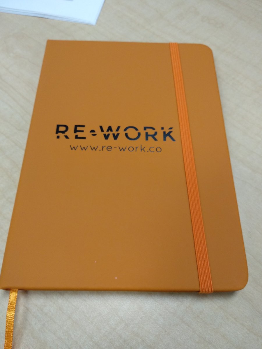 CarlosHerrera's tweet image. I didn&apos;t make it to @reworkAI but at least I got this awesome notepad from a friend. Looking forward for #reworkrobotics