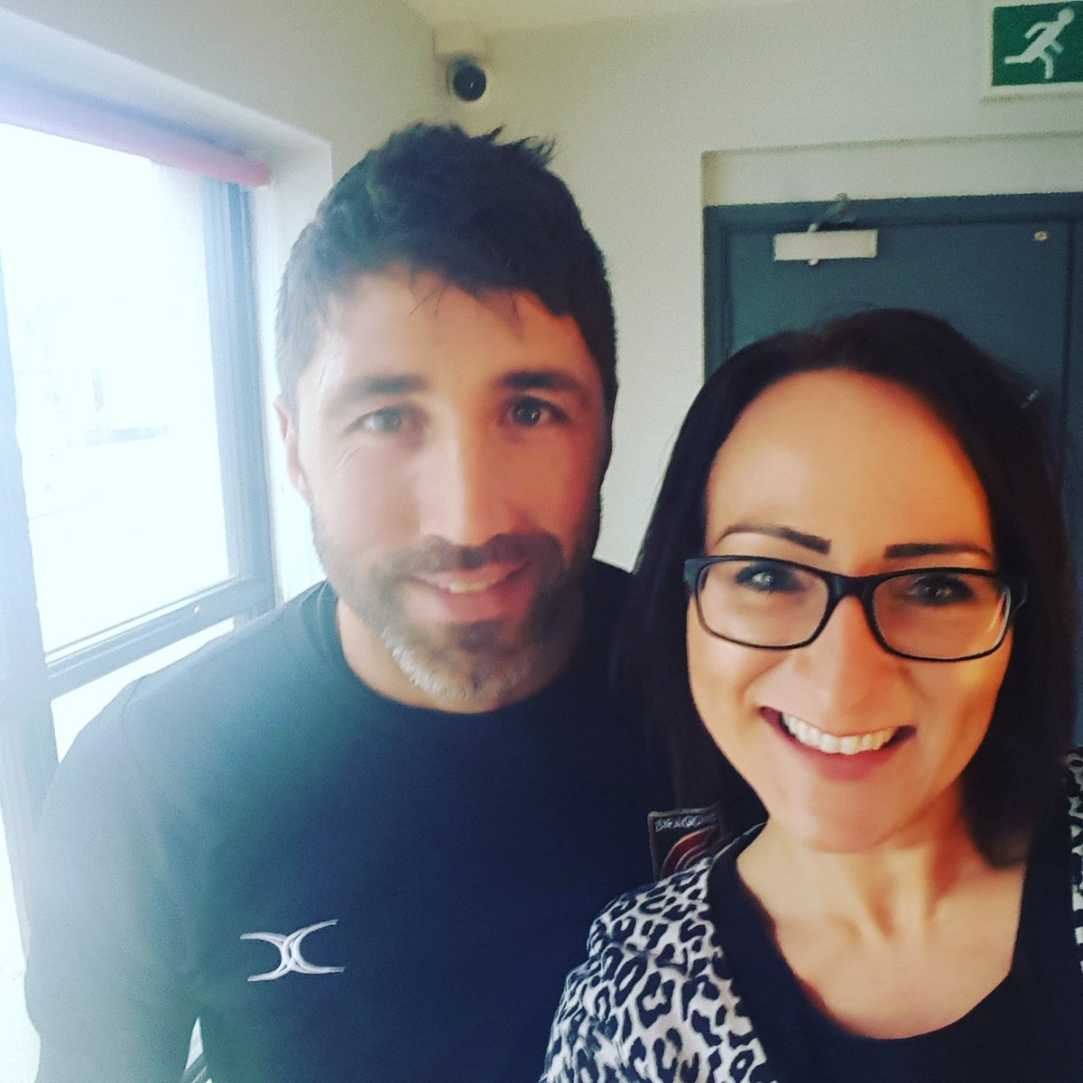 mrs_bez's tweet photo. Flying visit to see @gavinhenson82 today fair play he looked terrified 😂 https://t.co/ScoyTP5J1p