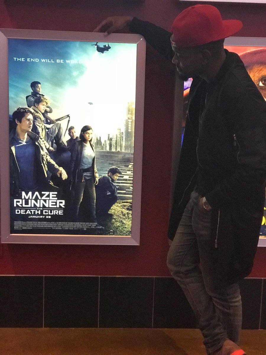 AmlAmeen's tweet photo. Goodbye. End of an era. What a great ride Death Cure was. @wesball fantastic job mate, an epic ending. Cast well bloody done👏👏👏👏👏 https://t.co/PXMo9np1zz