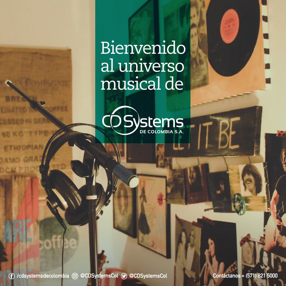 CDSystemsCol's tweet photo. Disfruta de la magia musical en CD Systems de Colombia. •Materializa tu música•🇨🇴🎶
.
.
#cdsystems #colombia #musica #talento #like4like #follow4follow #livemusic #artists https://t.co/U8A26PLlkH