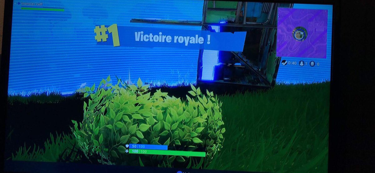 alouhisse's tweet photo. #Top1 #fornite #0kill 😂😂 bravo pour cette belle performance @SkyKaezer j’avais encore jamais vu un top 1 avec 0 kills 😂😂😭😭 https://t.co/Rh8Voq44s7